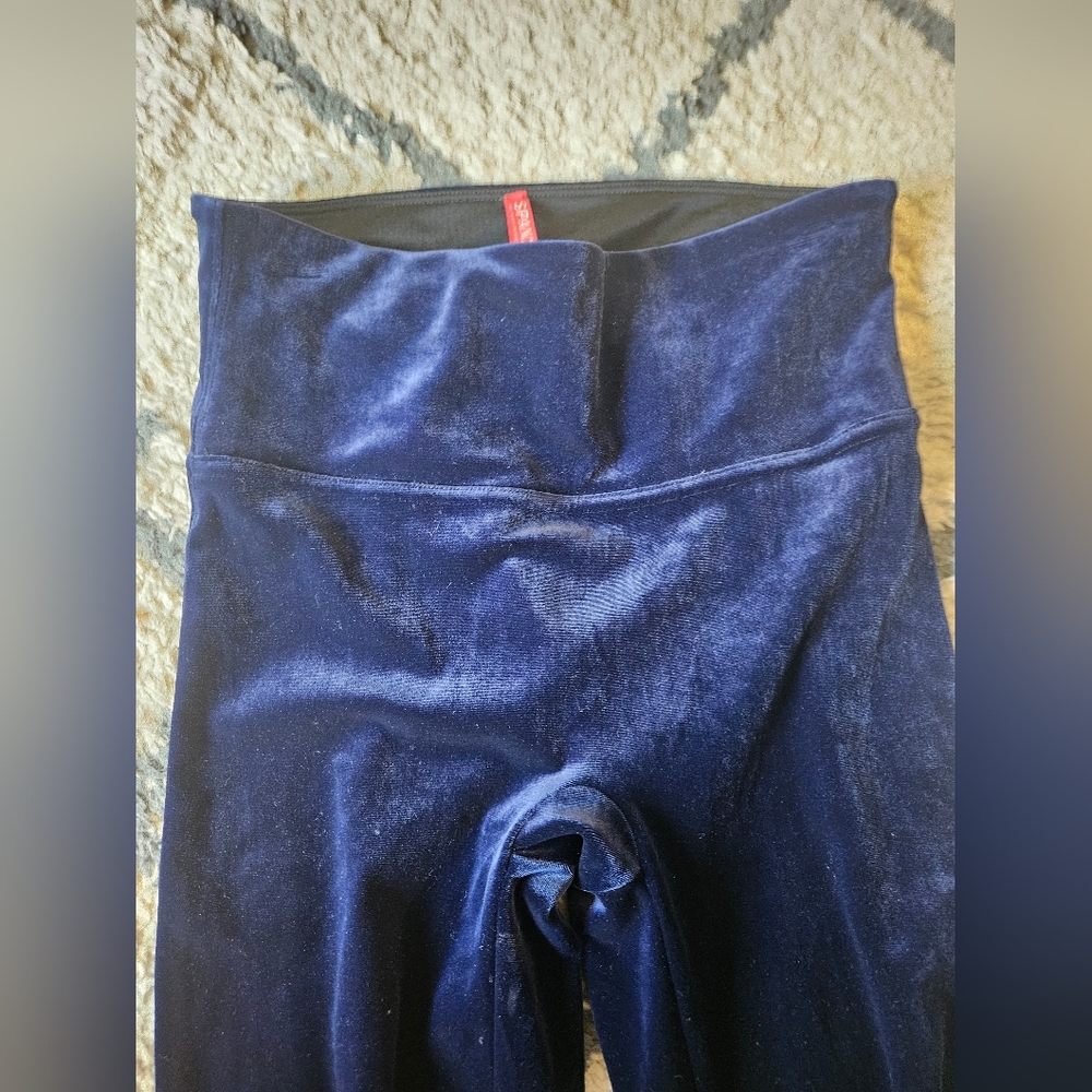 Spanx Velvet Full Length Leggings Tights Small - Picture 3 of 6